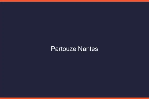 Partouze Nantes