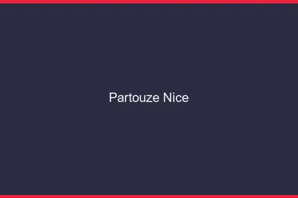 Partouze Nice