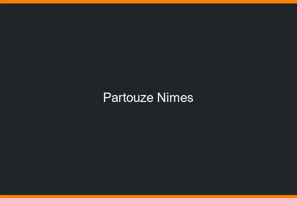 Partouze Nîmes