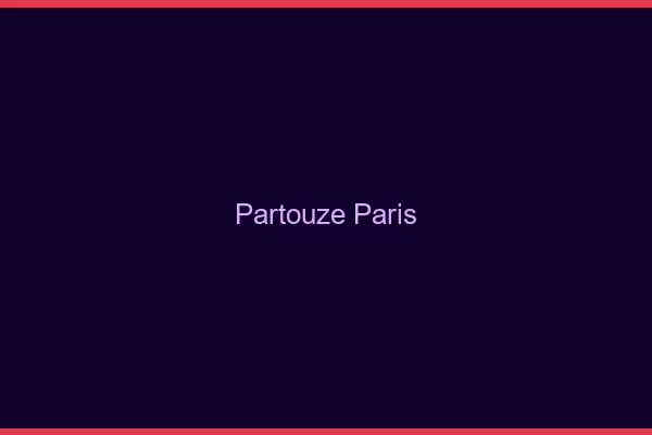 Partouze Paris