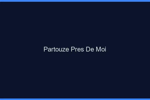 Partouze près de moi