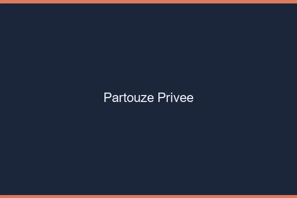 Partouze privée