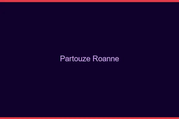 Partouze Roanne