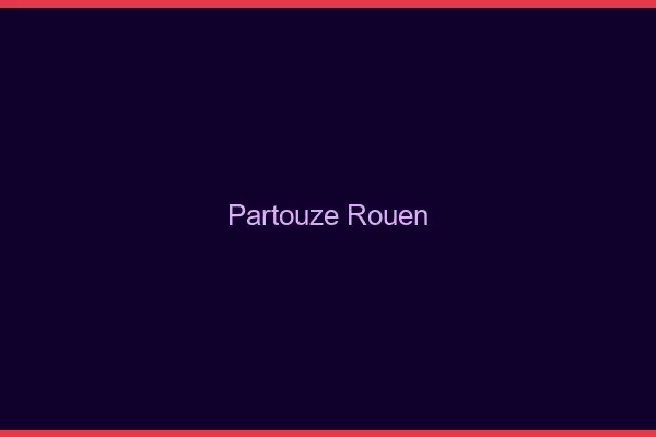 Partouze Rouen