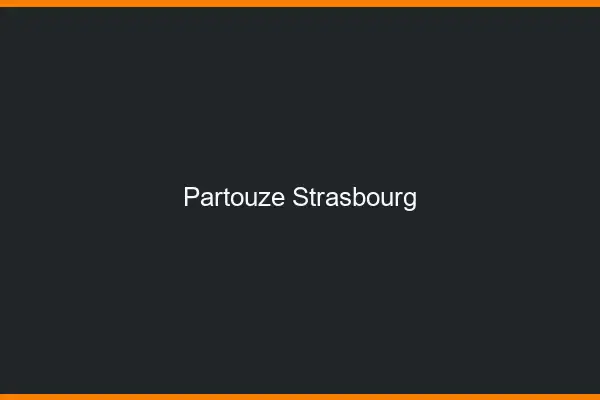 Partouze Strasbourg