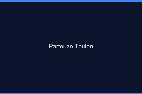 Partouze Toulon
