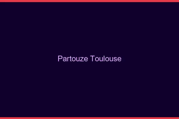 Partouze Toulouse