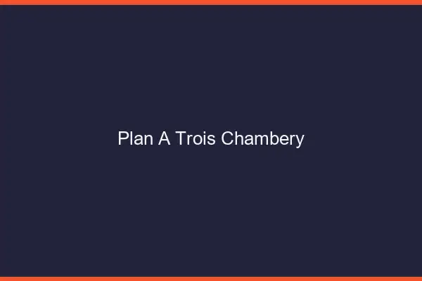 Plan à trois Chambéry