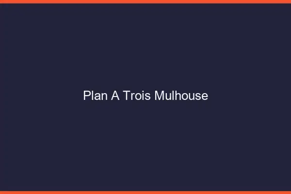Plan à trois Mulhouse