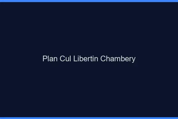 Plan cul libertin Chambéry