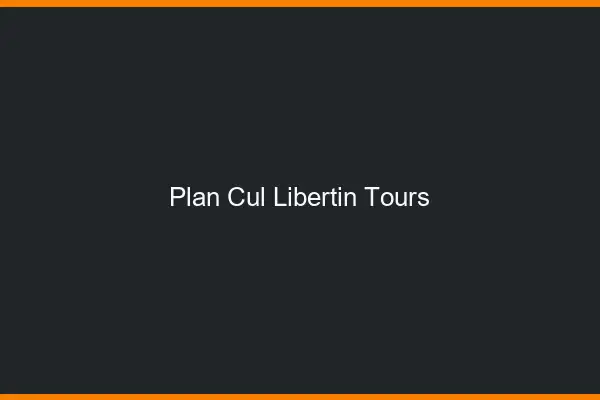 Plan cul libertin Tours