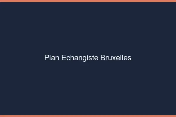 Plan échangiste Bruxelles