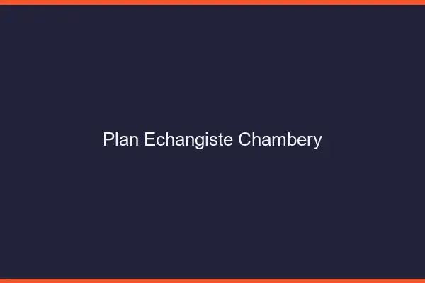 Plan échangiste Chambéry