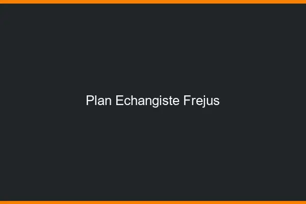 Plan échangiste Fréjus