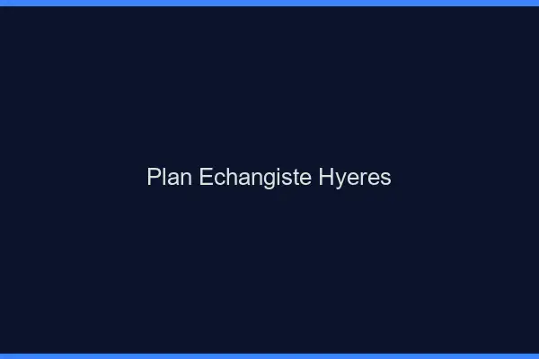 Plan échangiste Hyères
