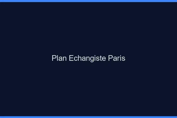 Plan échangiste Paris