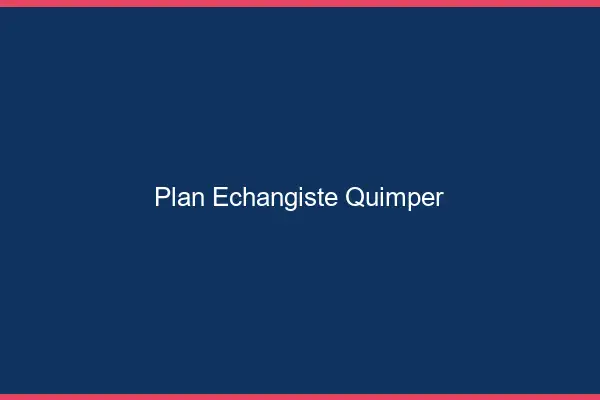 Plan échangiste Quimper