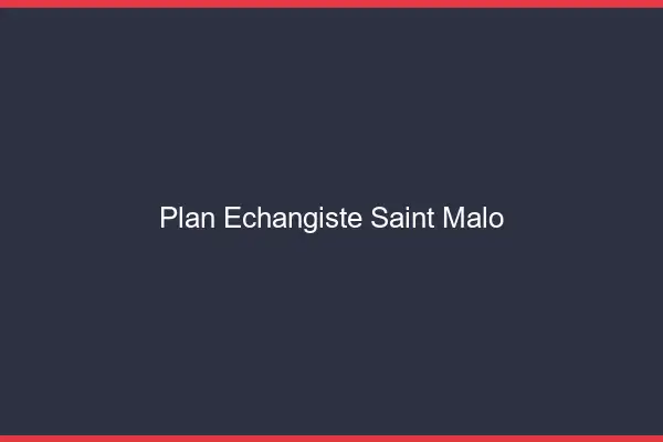 Plan échangiste Saint-Malo