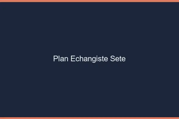 Plan échangiste Sète