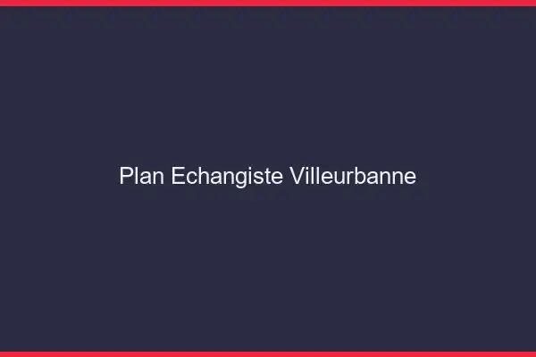 Plan échangiste Villeurbanne