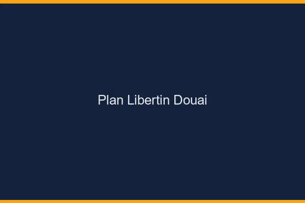 Plan libertin Douai
