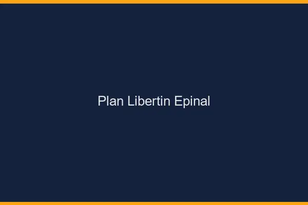 Plan libertin Épinal