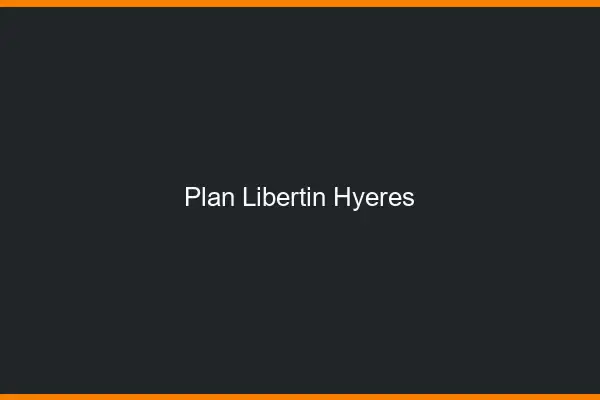Plan libertin Hyères