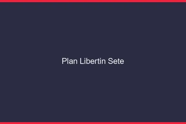 Plan libertin Sète