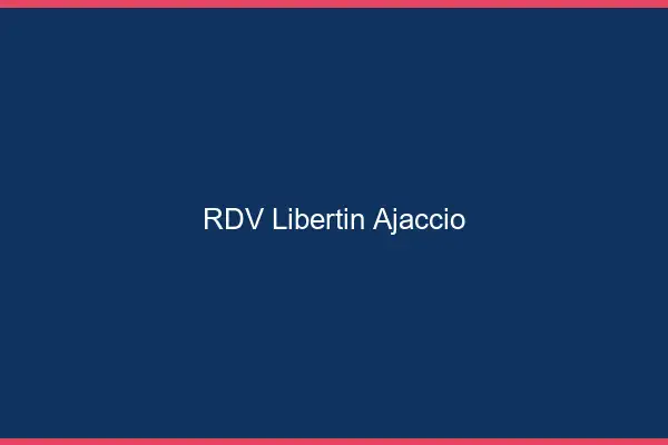 RDV libertin Ajaccio