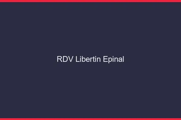 RDV libertin Épinal