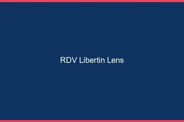 RDV libertin Lens