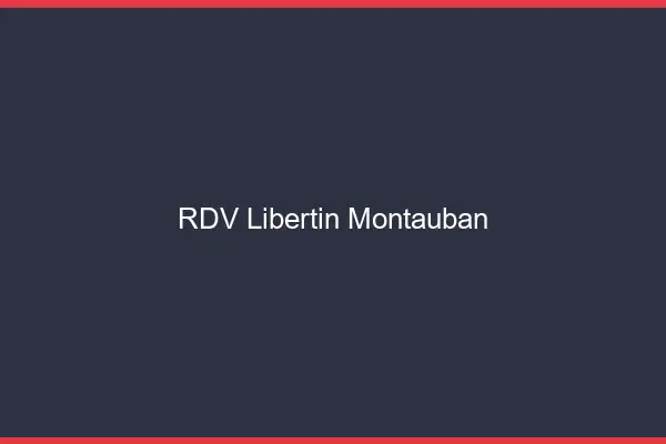 RDV libertin Montauban