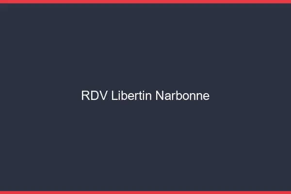 RDV libertin Narbonne