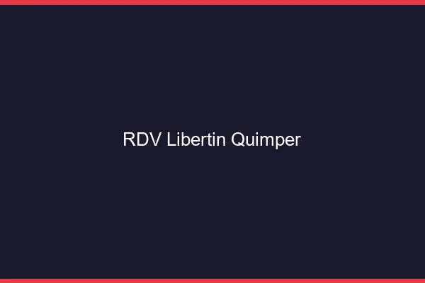 RDV libertin Quimper
