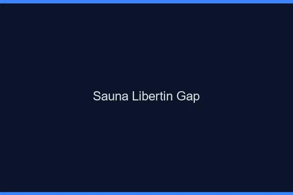 Sauna libertin Gap