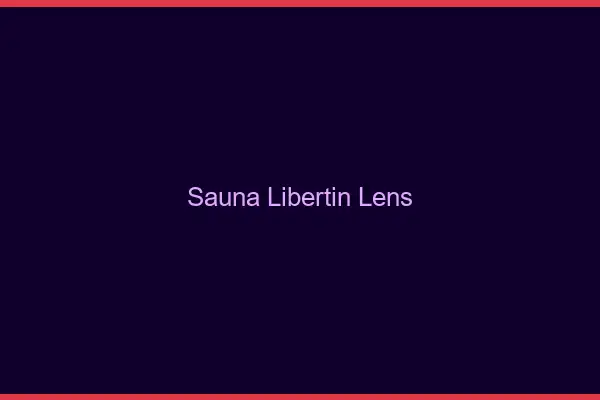 Sauna libertin Lens