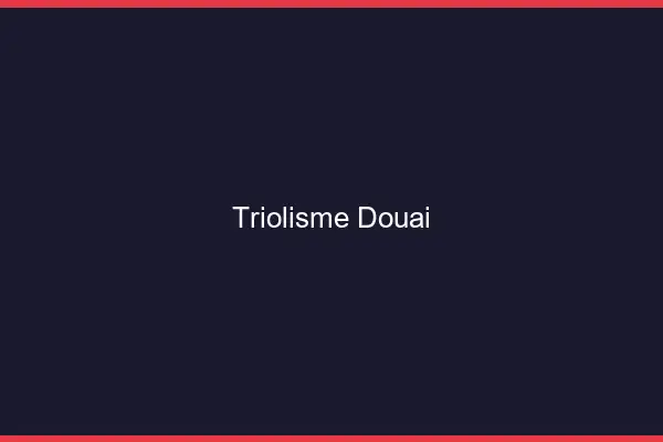 Triolisme Douai