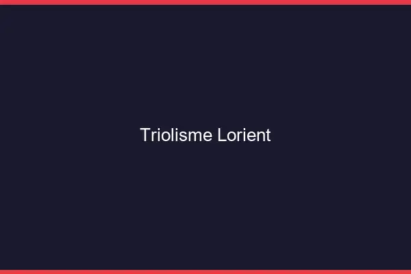 Triolisme Lorient