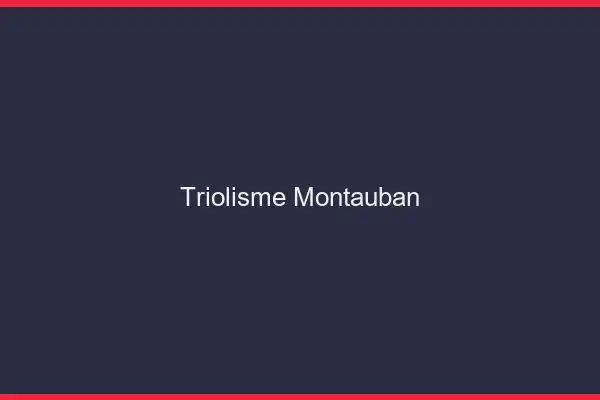 Triolisme Montauban