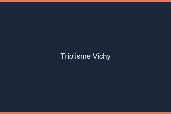 Triolisme Vichy